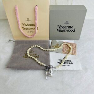 NWT Vivienne Westwood Pear with hearts necklaces